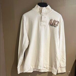 Aéropostale Original Authentic Fit Men’s Long Sleeved Button Neck Sz XL